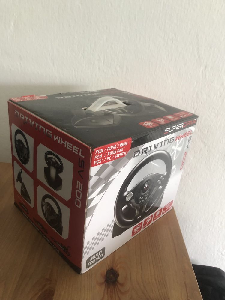 Volante superdrive SV 200 para PC/PS4/XBOX ONE/SWITCH/PS3