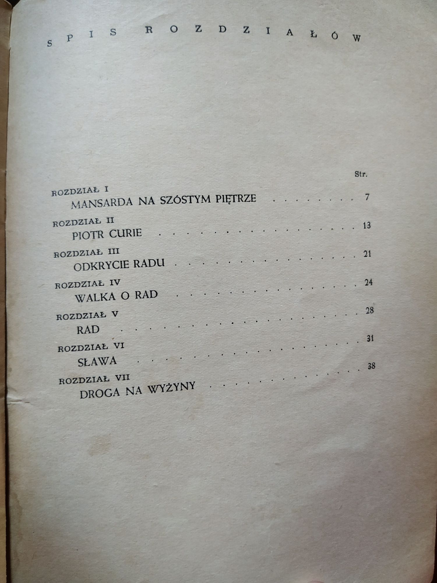 Leksykon gospodarstwa domowego Kisielewska oraz Maria Curie Skłodowska