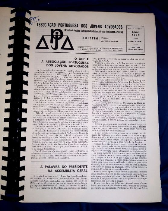 Boletim da Ordem dos Advogados - de 1982 a 1996 completos