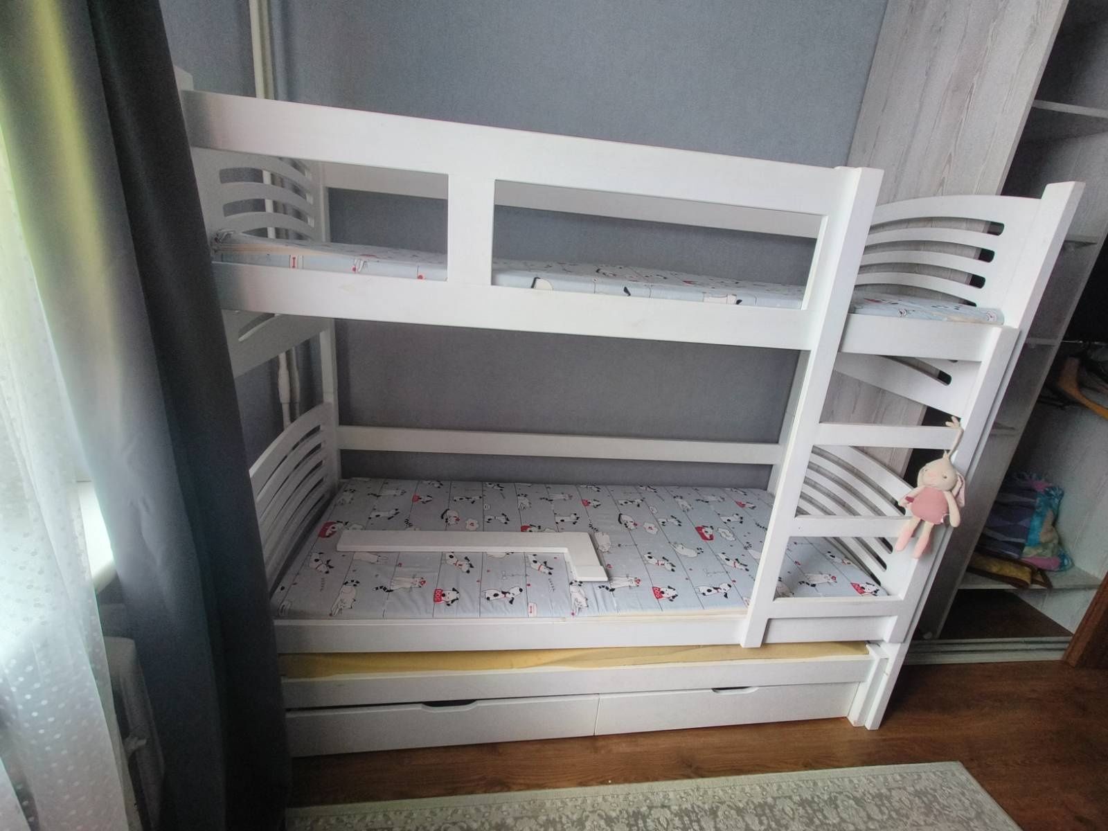 Łóżko piętrowe 3 osobowe