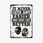 Placa Motivacional - Gym