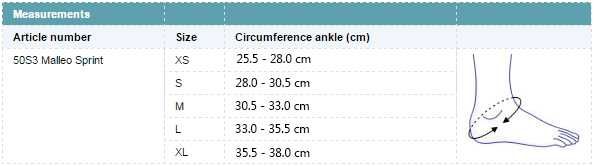 Ортез на голеностоп otto bock malleo sprint бандаж "M" размер