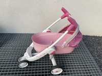 Wózek dla lalki zabawkowy gondola Quinny różowy