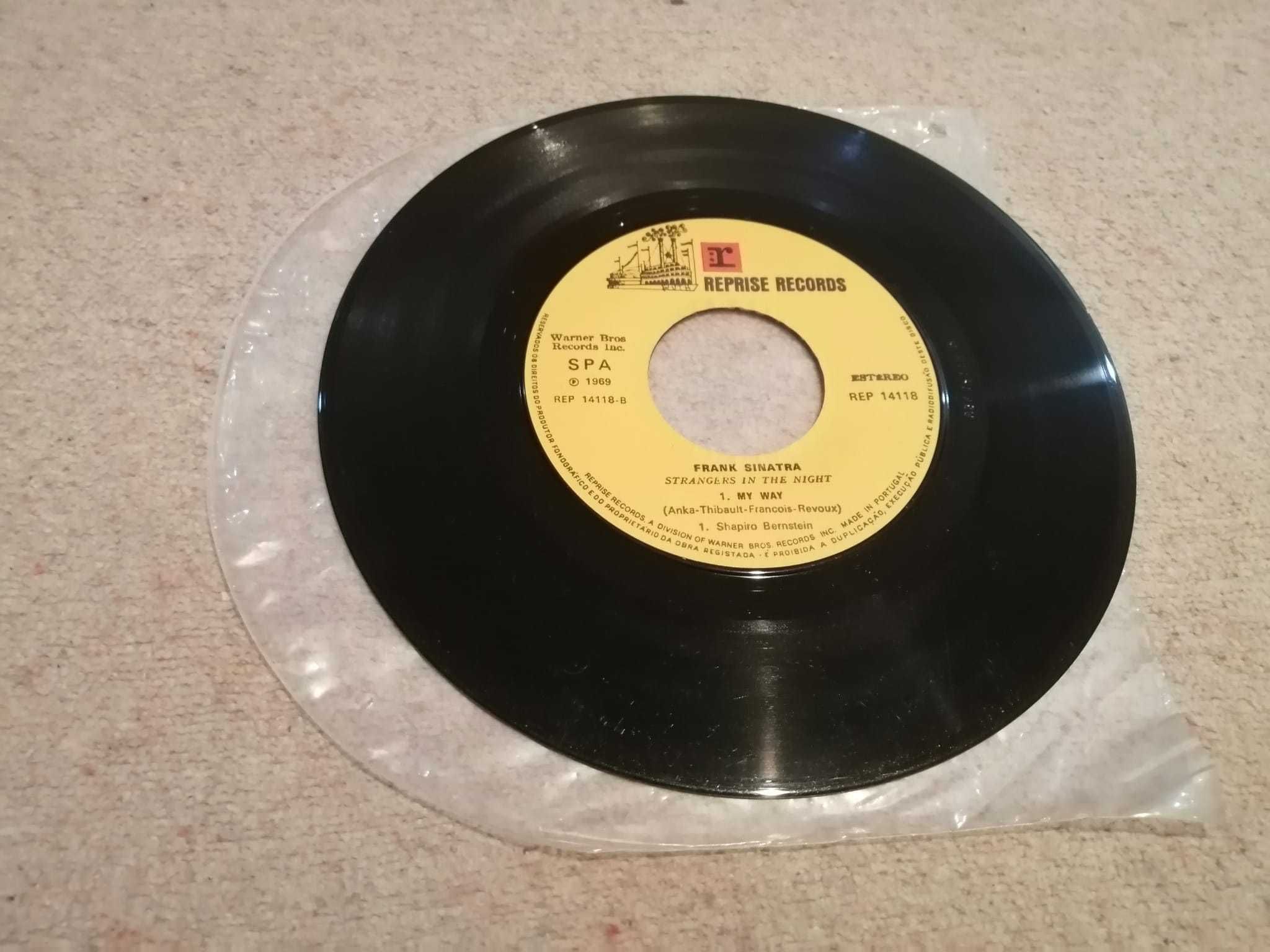 Disco Vinil single, Frank Sinatra, Strangers in the night, My way,1969