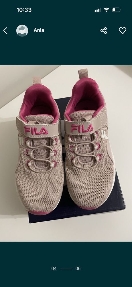 Buty dziewczęce Fila r.34