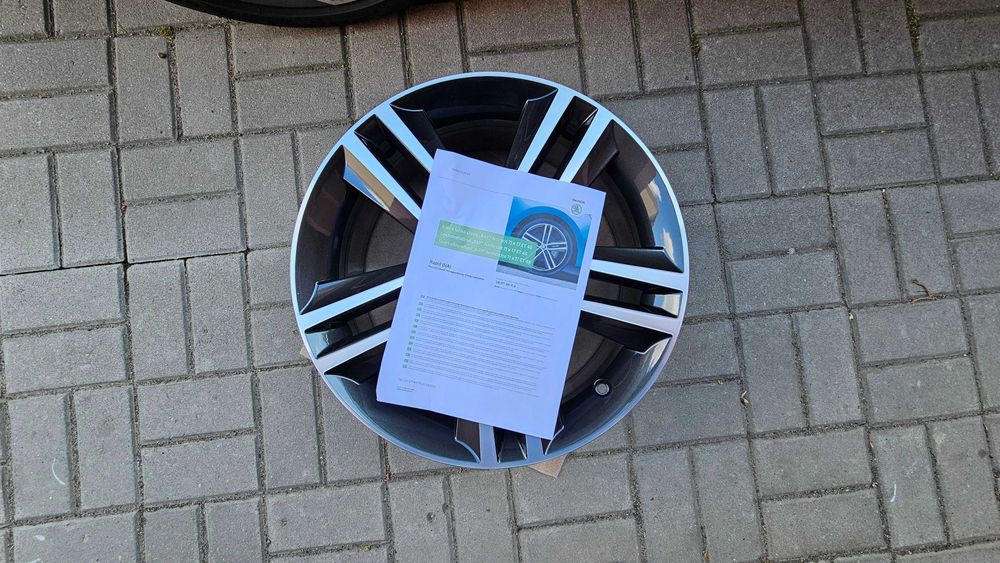 Nowa alu felga "RAY" Antracyt 17  (oryginał Skoda)
