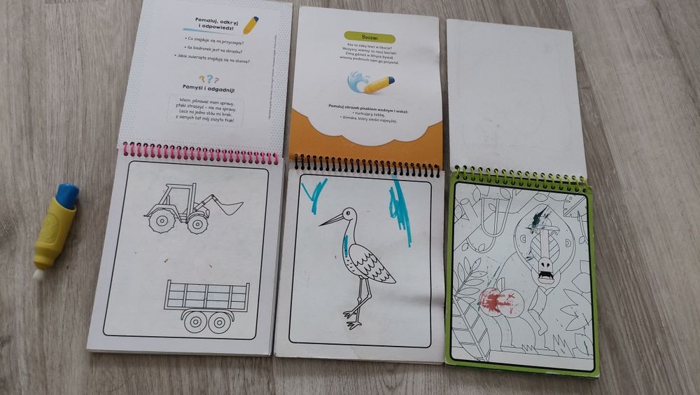 Książeczki z pisakiem wodnym