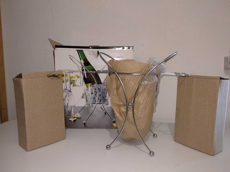 Frapé para Champanhe com copos Flute NOVO