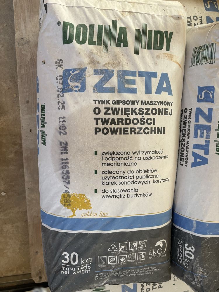 Dolina Nidy - tynk gipsowy maszynowy