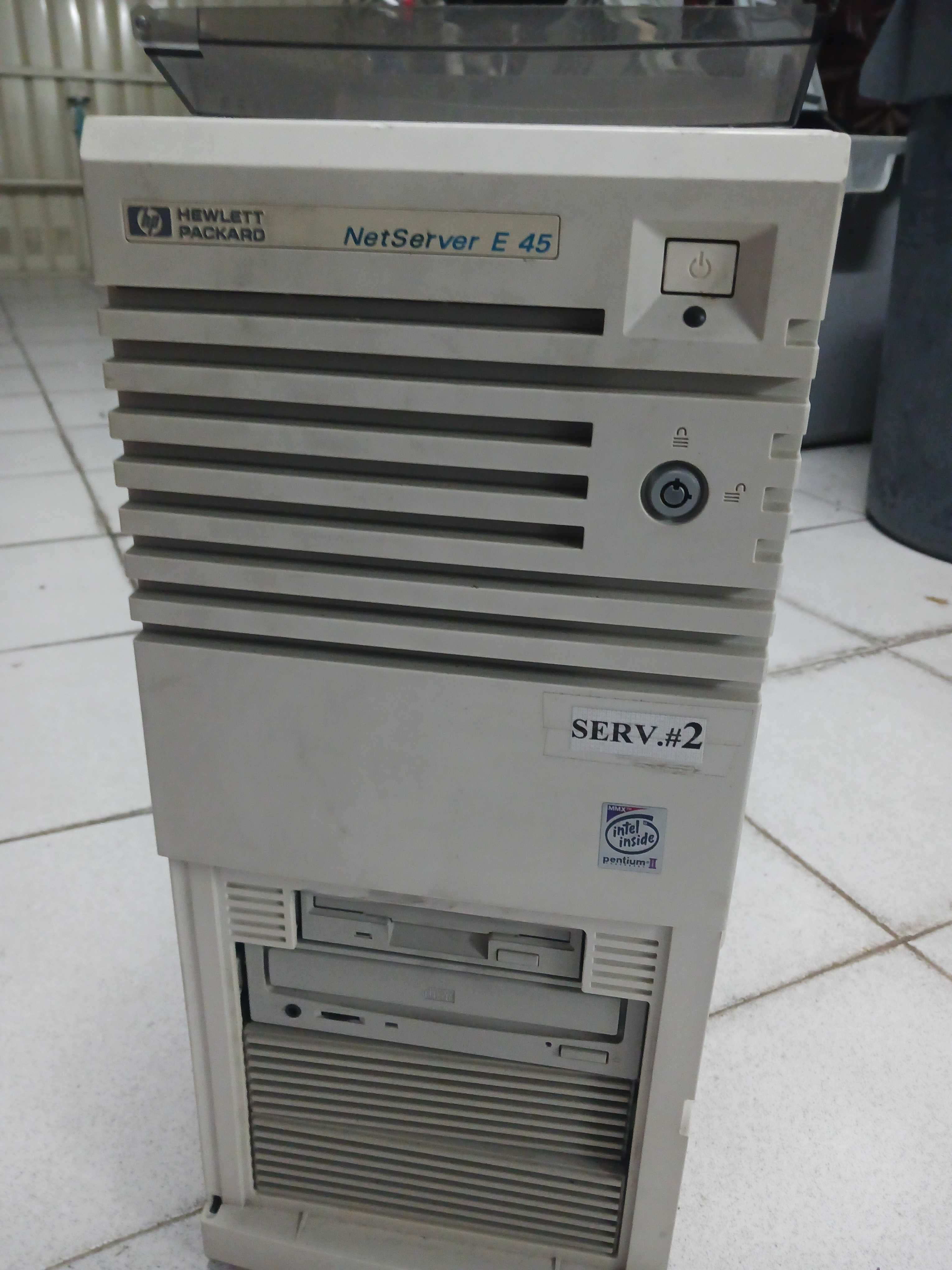 Servidor HP NET SERVER E45 + Servidor 5/60 LC Venda Conj. ou separado