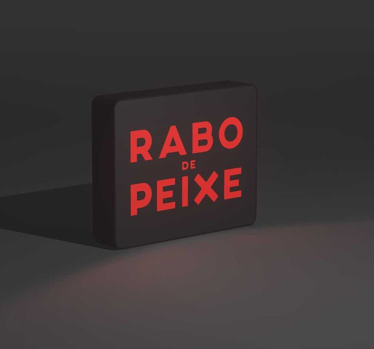 Luz decorativa Rabo de peixe / Netfilx