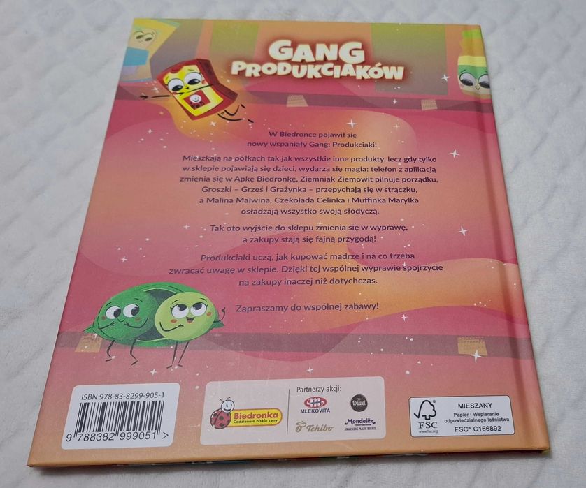 Gang produkciaków, zakupy to przygoda Płatkowska Książeczki dla dzieci