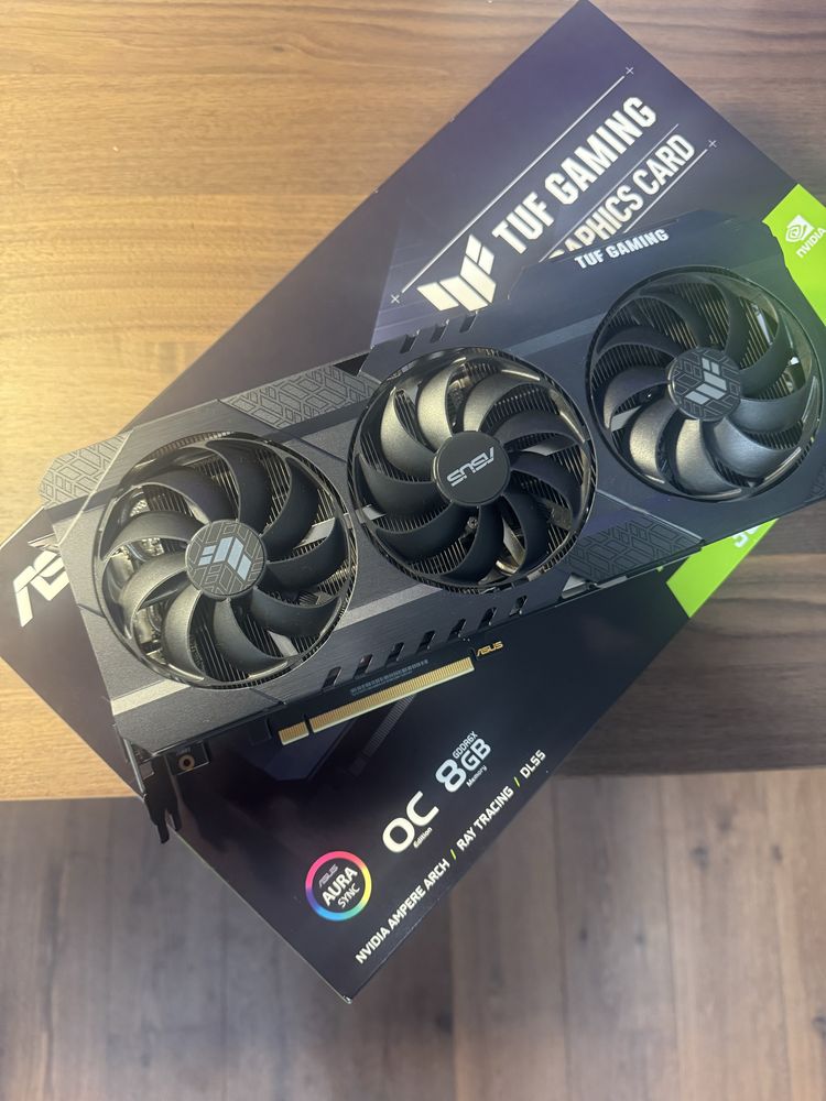 Placa Gráfica Asus TUF G RTX 3070Ti 8GB Led