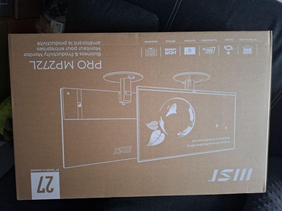 Monitor 27cali MSI pro mp272l