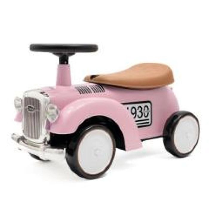 Jeździk dziecięcy Retro różowy koszyczek,224x595 mm