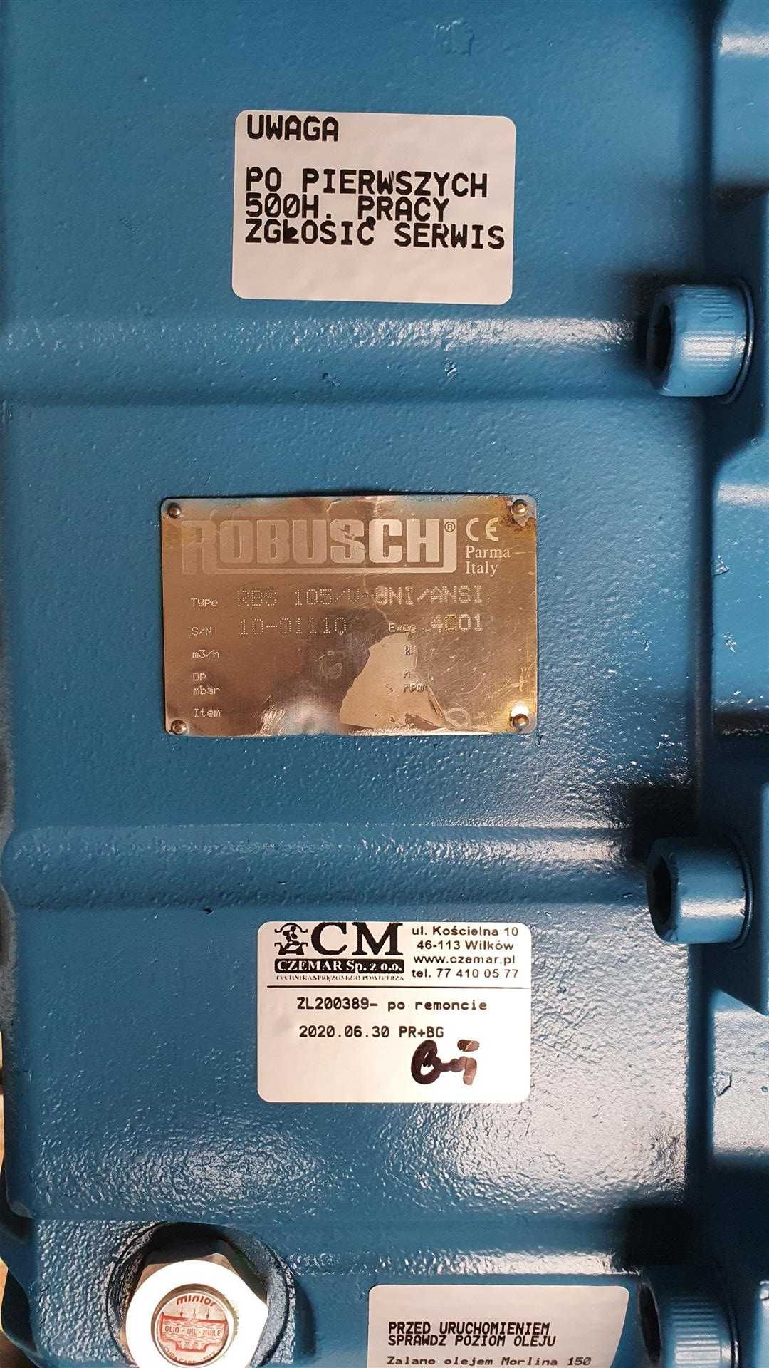 SPRAWNY!!! Stopień dmuchawy Robuschi RBS105 Po remoncie, S007380