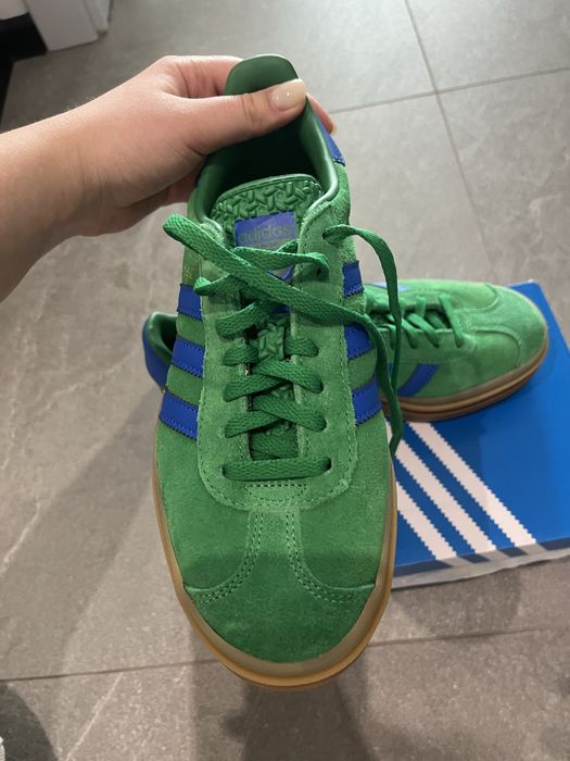Adidas Gazelle Bold зелені кросівки