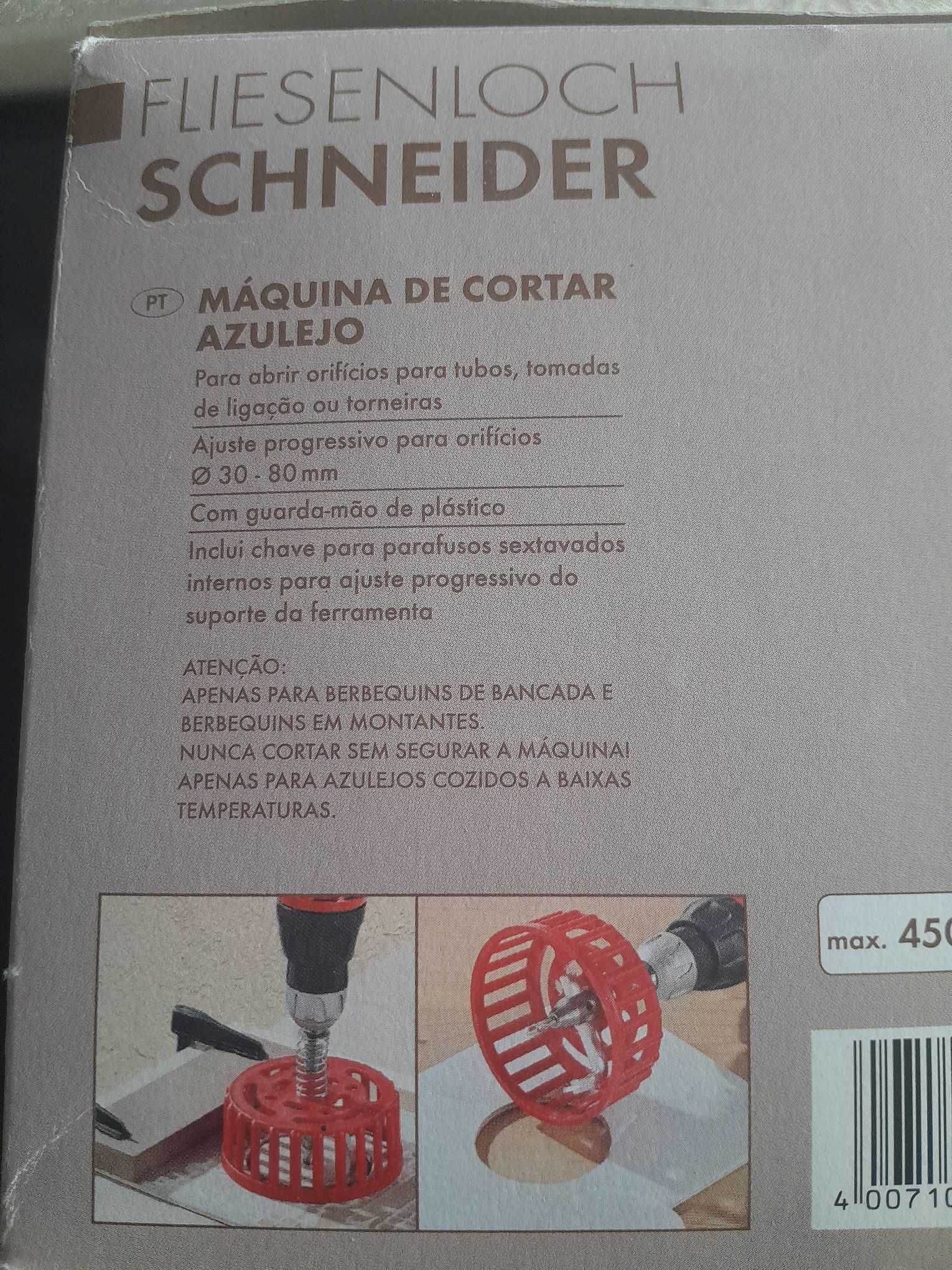 Cortadora circular de azulejo com proteção