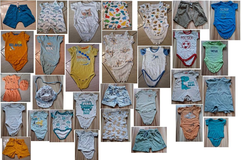 Paczka nr 24 B – Ubrania dla chłopca rozmiar 62