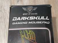 Podkladka mata gamingowa pod mysz mousepad Dark Skull XXL 80x30 cm