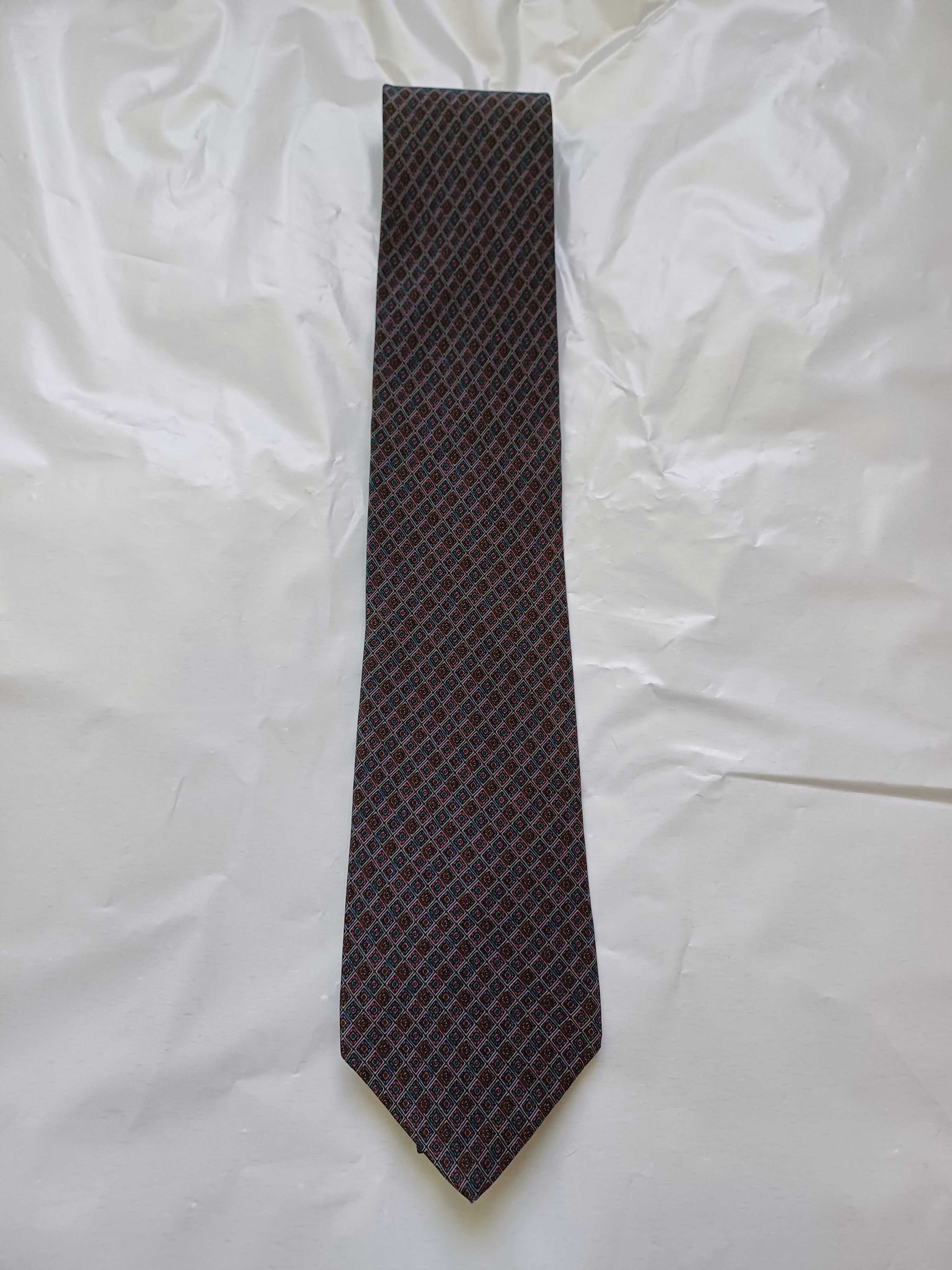 Brioni jedwabny krawat vintage