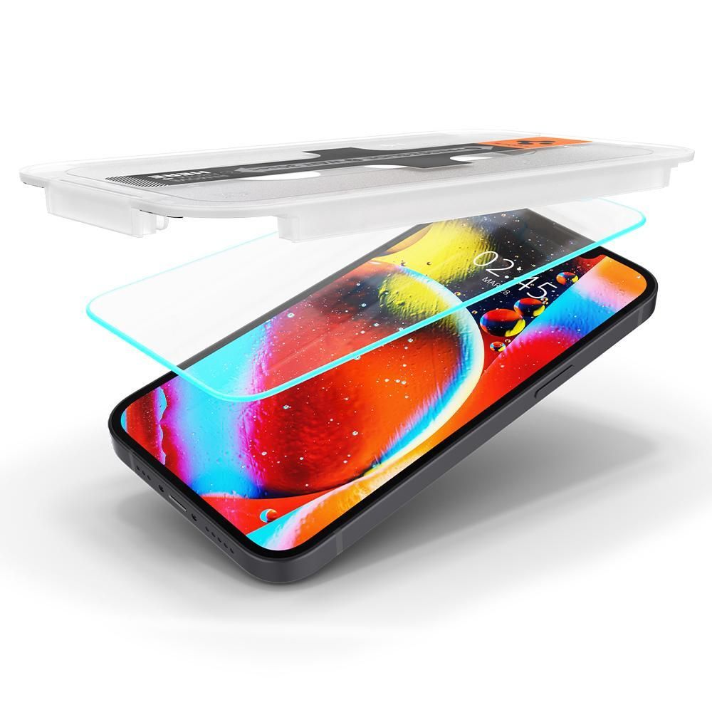 2X Szkło Hartowane Spigen Glas.tr ”Ez Fit” Do Iphone 13 / 13 Pro