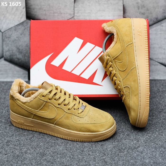 Кросівки Nike Air Force 1 07 Mid LV8 Sandy ЗИМА. Арт: KS 1605
