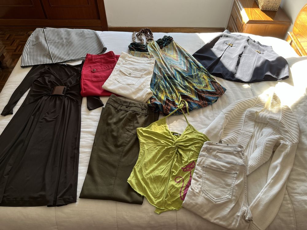 Várias peças roupa - tamanho S/M