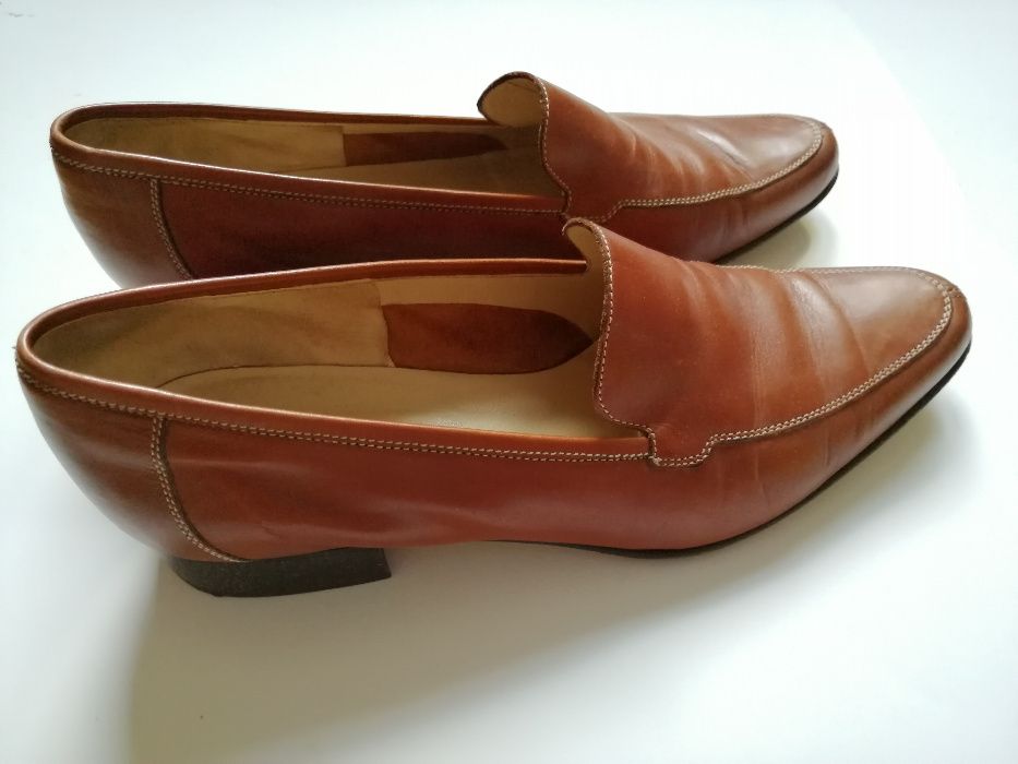 WITTCHEN buty damskie mokasyny brazowe rozm. 36 / 37 skóra naturalna