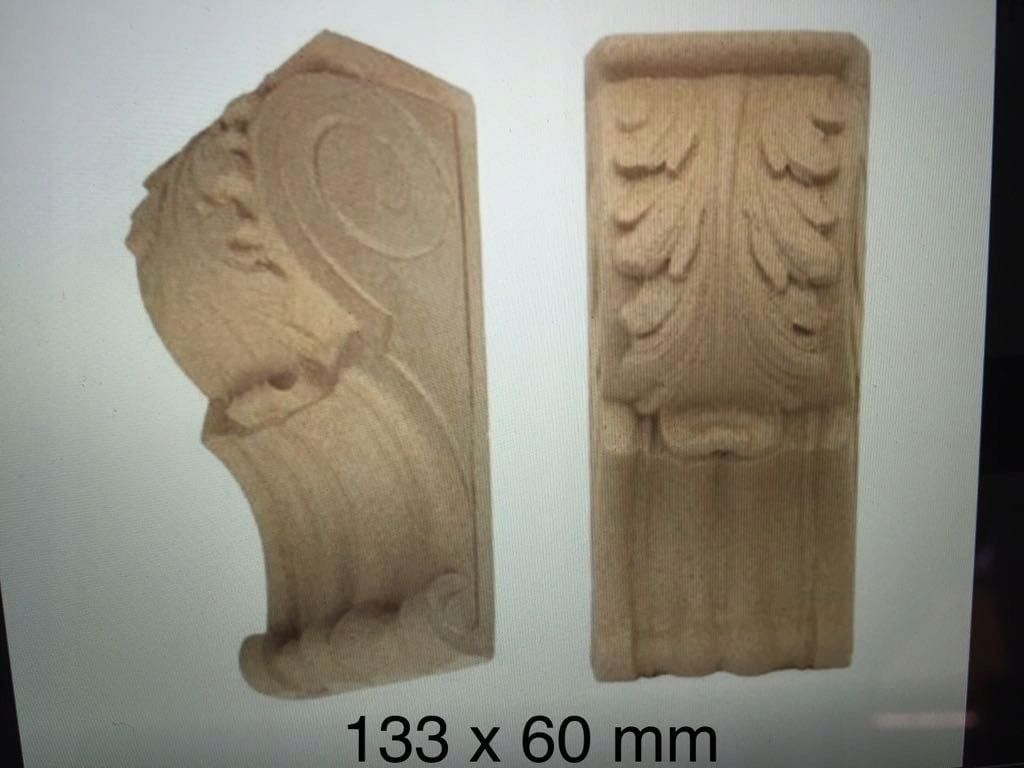 Pilaster ozdoba dekor szafy kufry komody 133x60mm Kroksztyn Podp Hobby