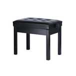 Ława do pianina / fortepianu BA-212-BK - czarna, regulowana