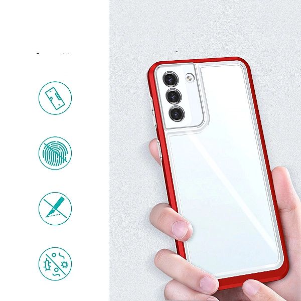Clear 3in1 etui do Samsung Galaxy S22+ (S22 Plus) żelowy pokrowiec z r