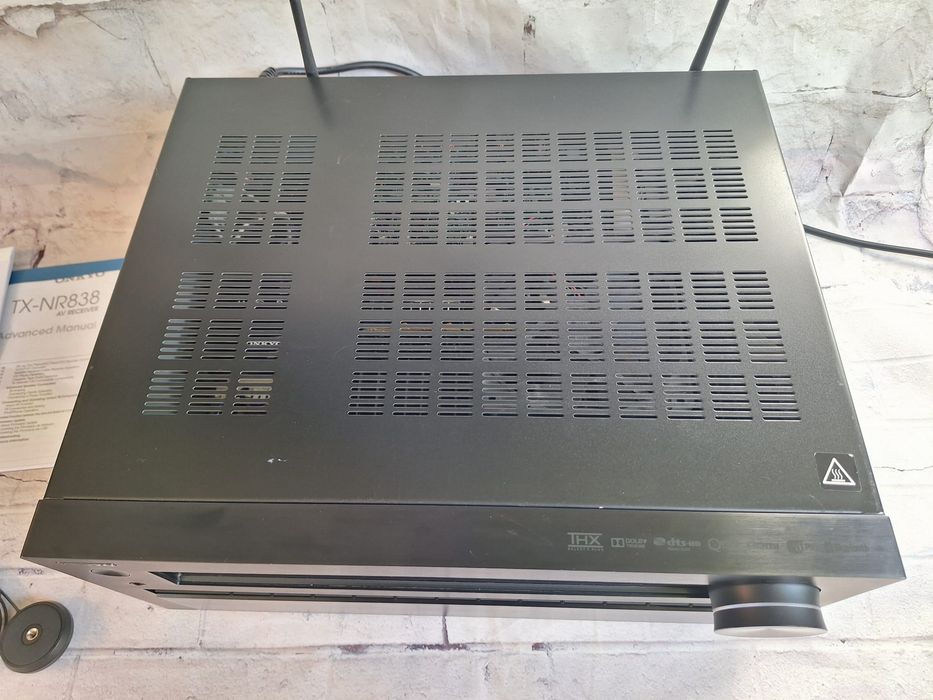 Mocny Onkyo Tx-nr838 Wi-Fi BT 4k 60p Atmos vision THX Spotify
