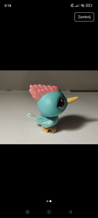 Figurka Littlest pet shop hasbro dzięcioł
