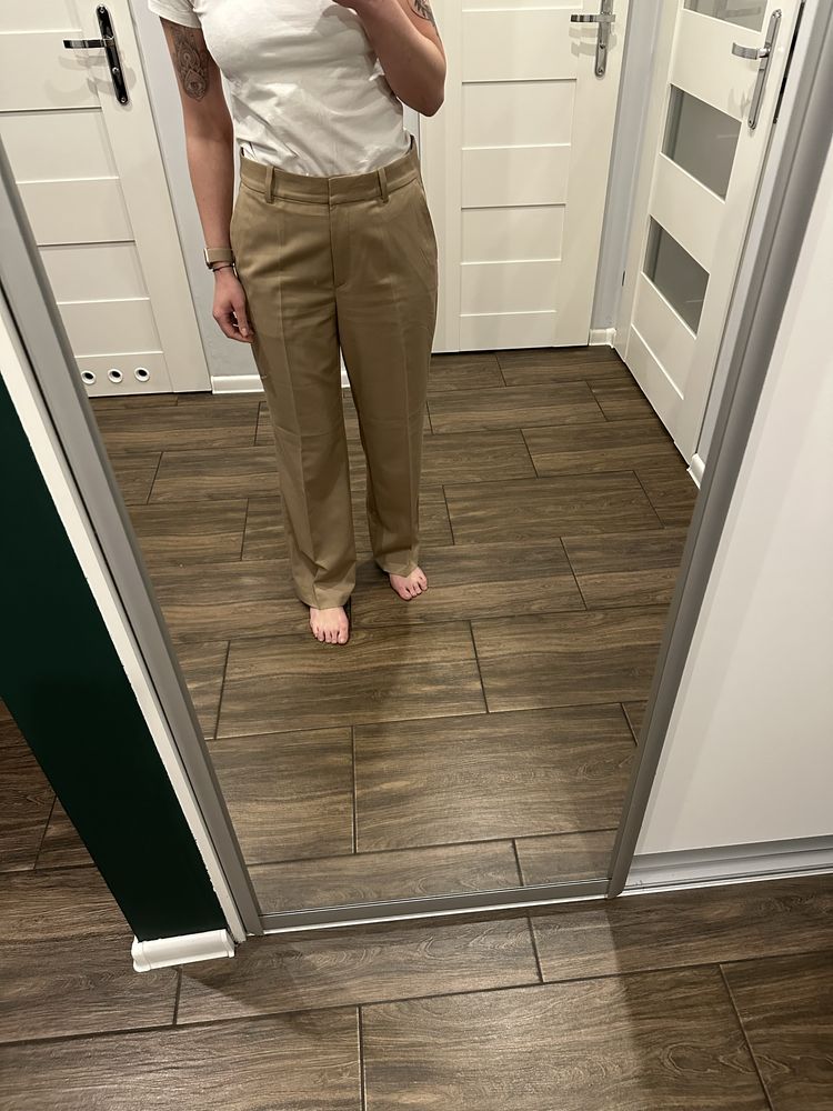 Spodnie, prosta nogawka, H&M