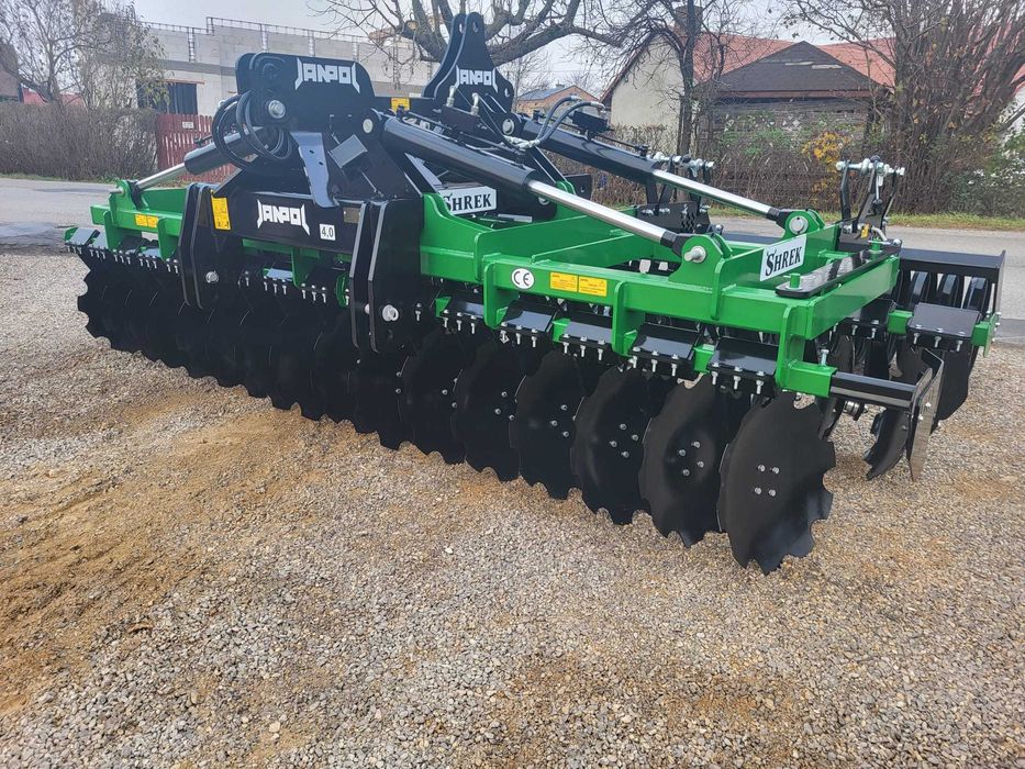 BRONA TALERZOWA JANPOL ciężka/ 4m/5m 4 siłowniki/ wał daszkowy fi600