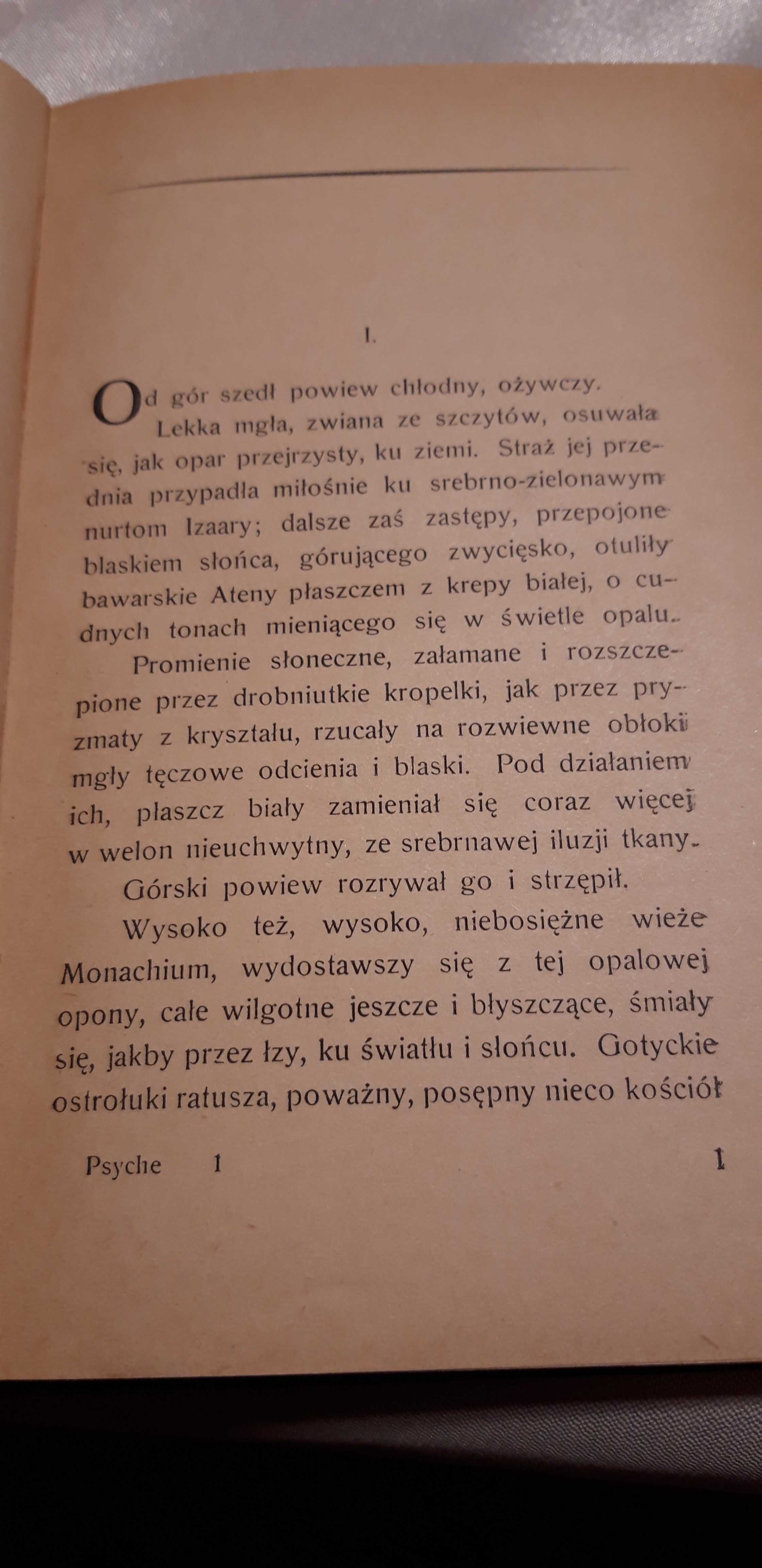 P S Y C H E - A. Krzyżanowski- Lwów 1925, opr. wyd.