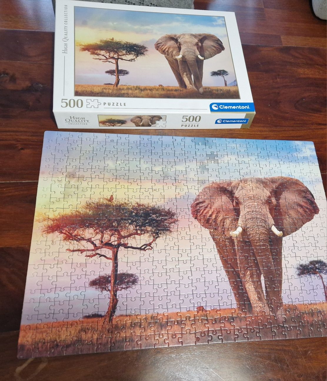 Clementoni puzzle 500 african sunset