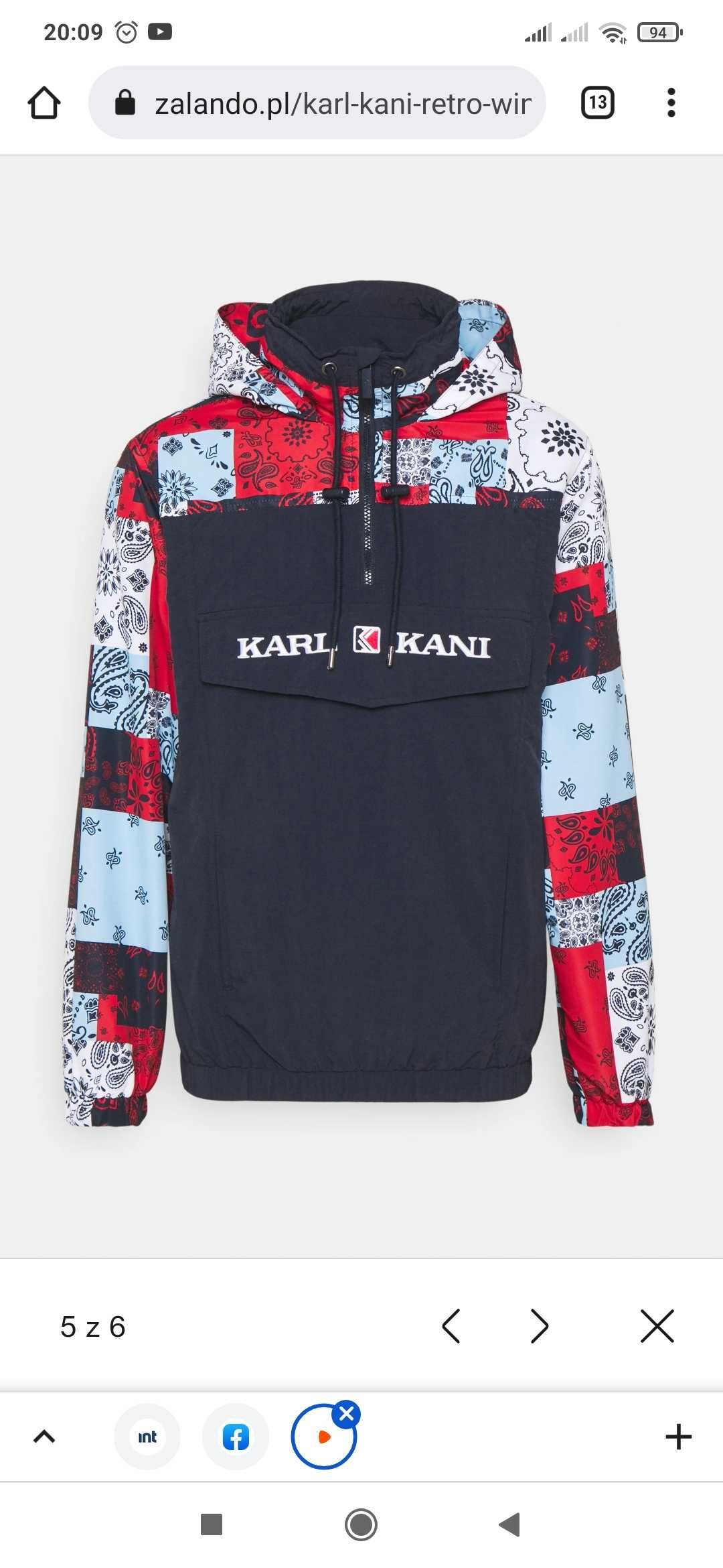 Kurtka Karl Kani RETRO Windbreaker