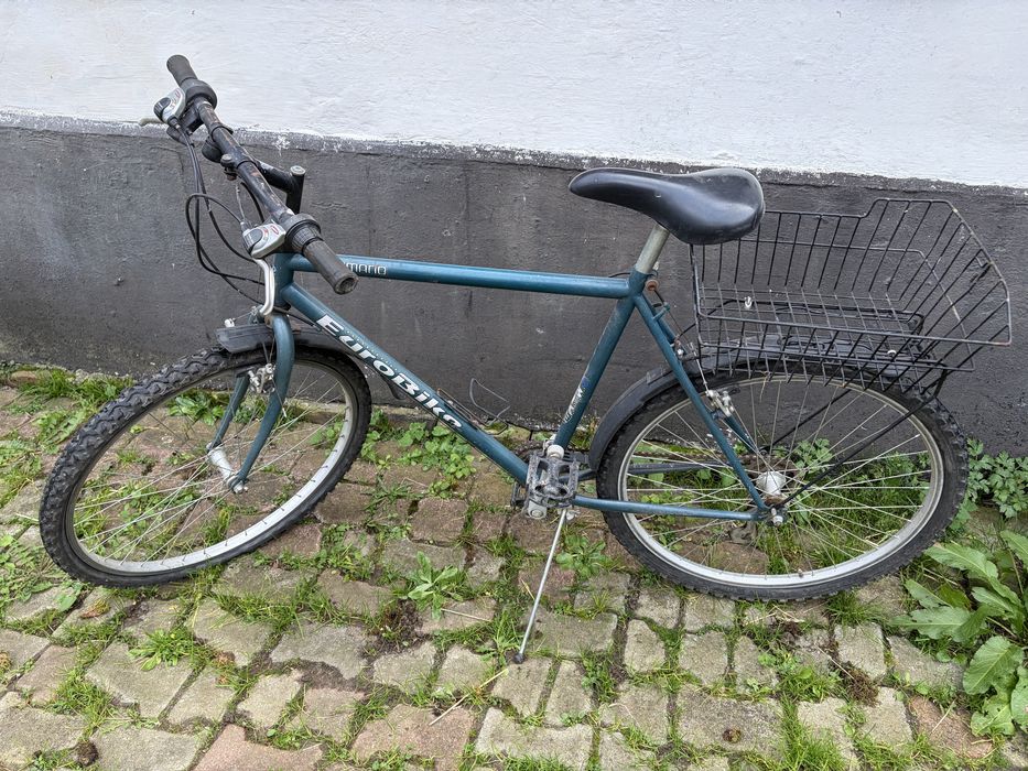 Rower górski eurobike 3x6 bagaznik kosz shimano