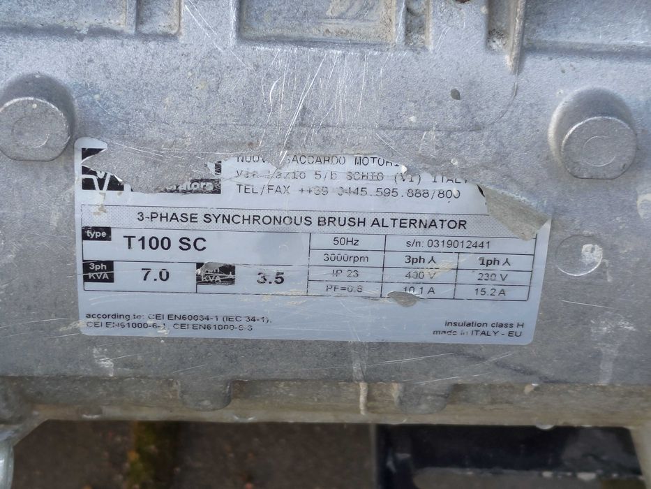 agregat 400V prądotwórczy Pramac ES 8000  Honda GX390 7kVA mało godzin