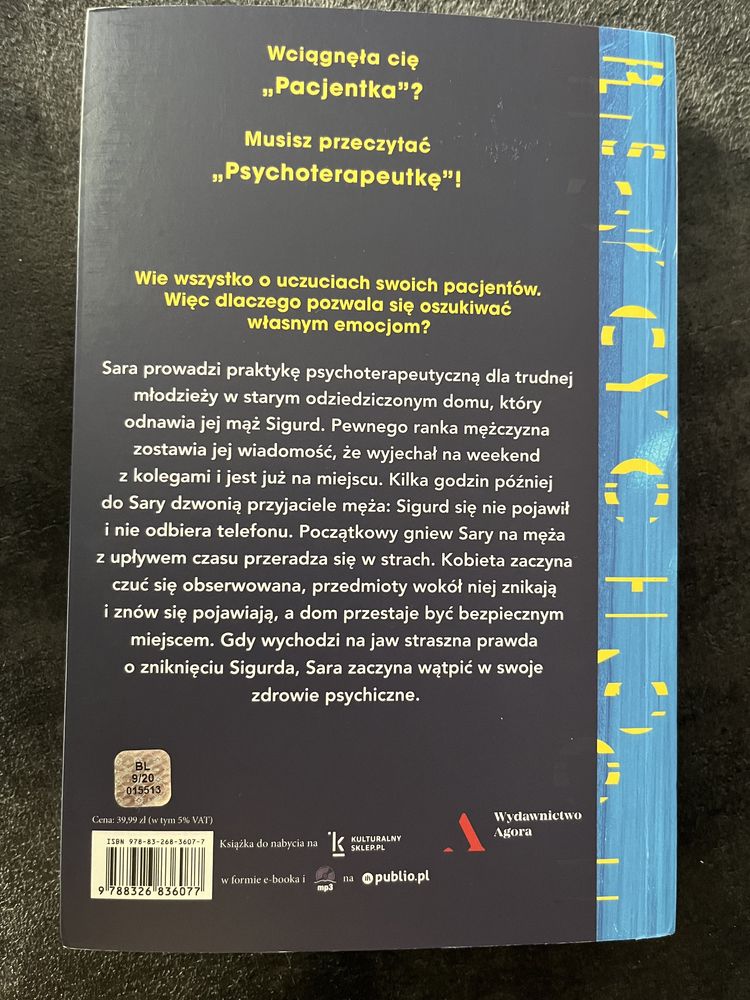 Książka „psychoterapeutka”