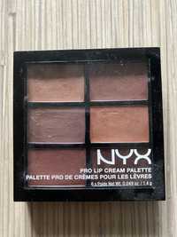 Nyx pro lip cream palette blyszczyki do ust paleta