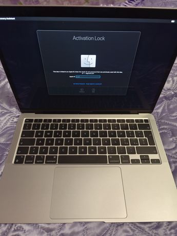 Apple MacBook Air 13 M1 a2337 8/256 icloud locked