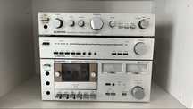 Zestaw Unitra 8010 PRL vintage