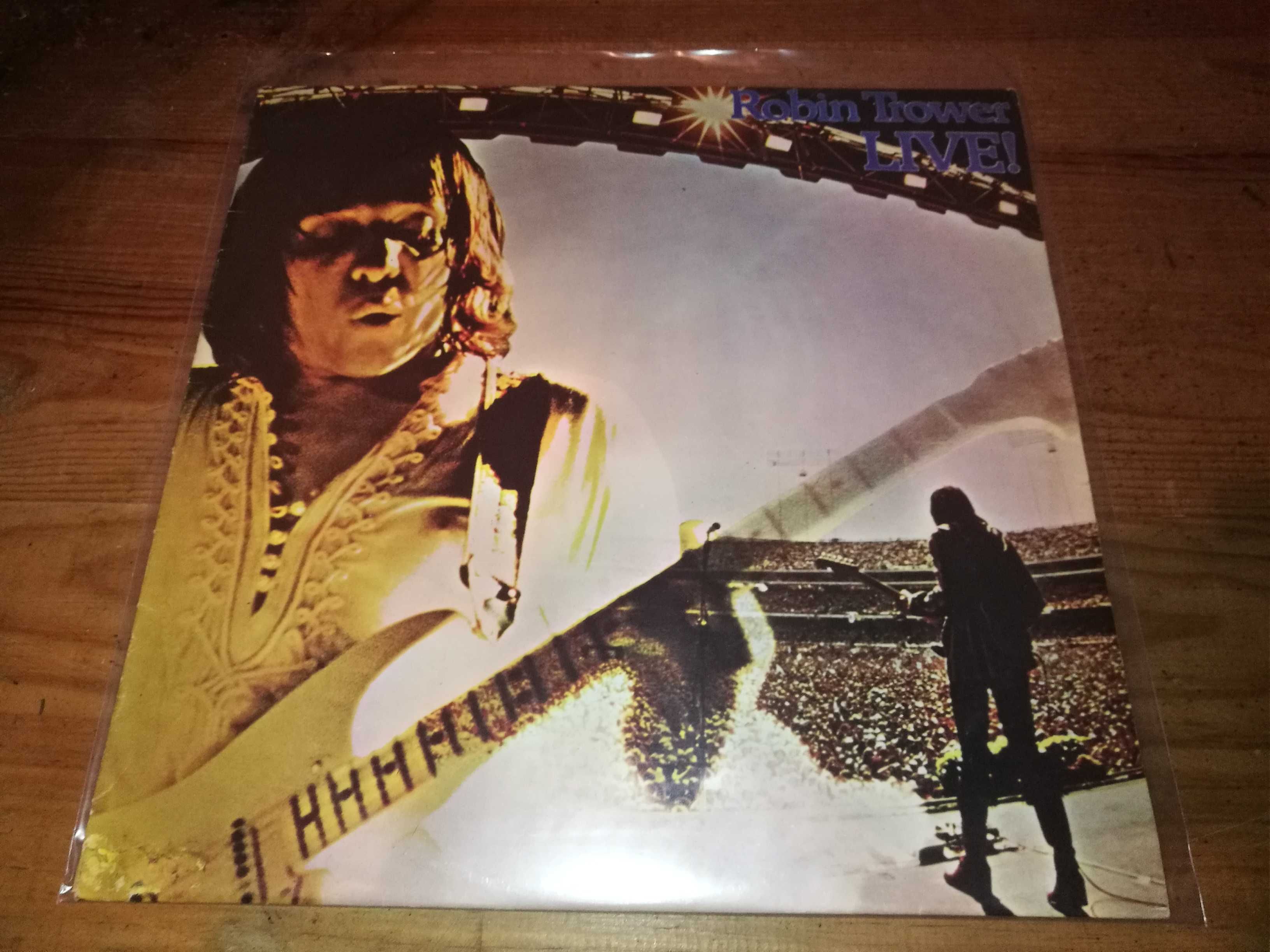 ROBIN TROWER - Live! (Ed Portuguesa - 1975) LP