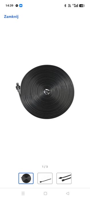 Wąż zraszający ogrodowy nowy Zraszacz