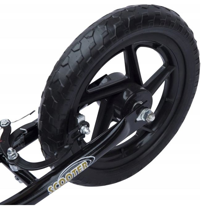 Hulajnoga miejska dla dzieci scooter czarna do 100 kg