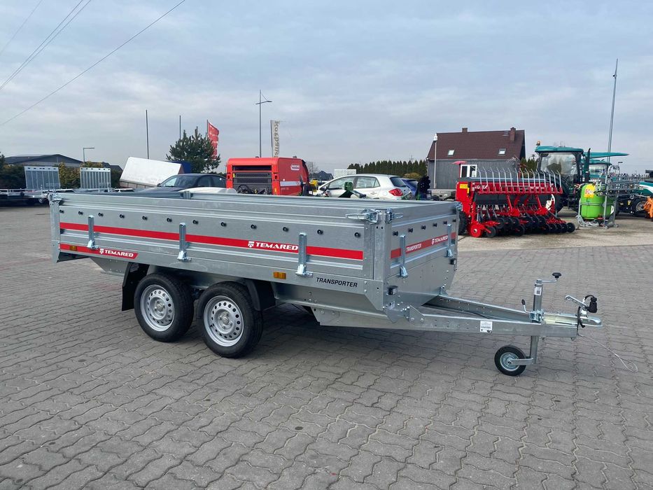 Przyczepa dwuosiowa Temared Transporter 3015/2 o DMC 750kg