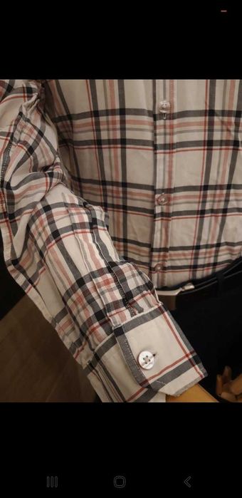 Koszula Hugo Boss, slim fit, r.L, w kratkę, męska